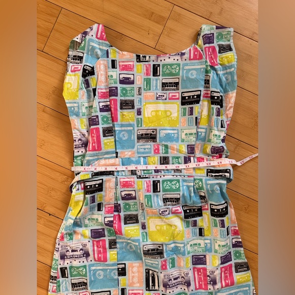 Matrushka Dress with 80’s Cassette Print - Picture 9 of 10